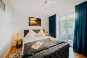 3R Premium Apartment - 2 Kingsize Betten, Arbeitsplatz, Küche, Balkon